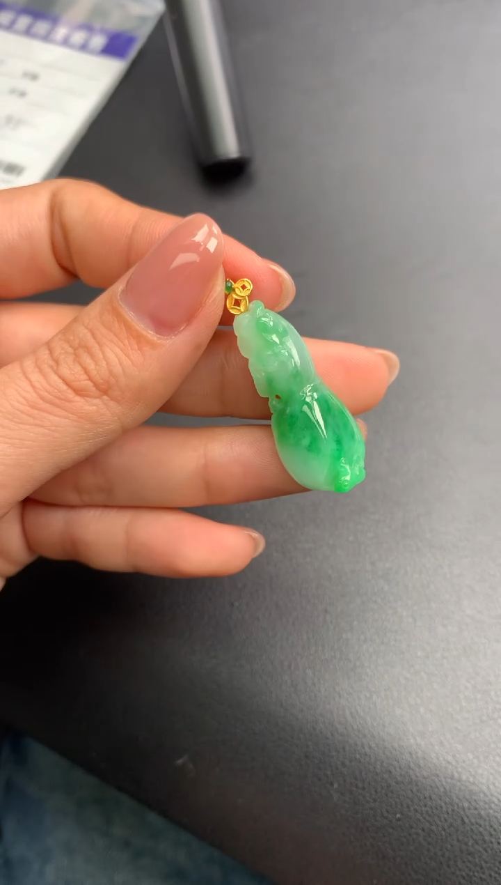 【闪购商品】定制翡翠18K金镶嵌模式推广期24小时鉴赏期