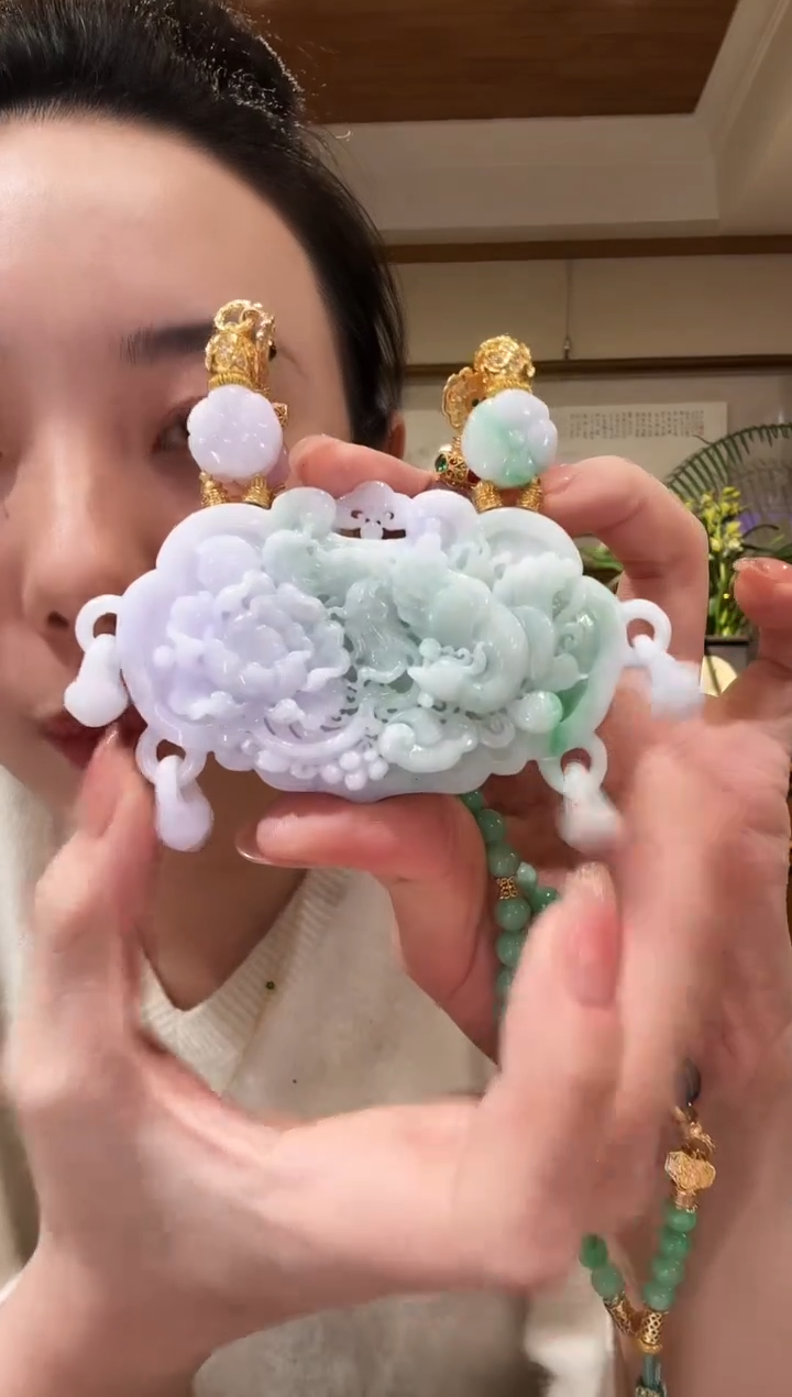 【闪购商品】翡翠颈饰未镶嵌国风