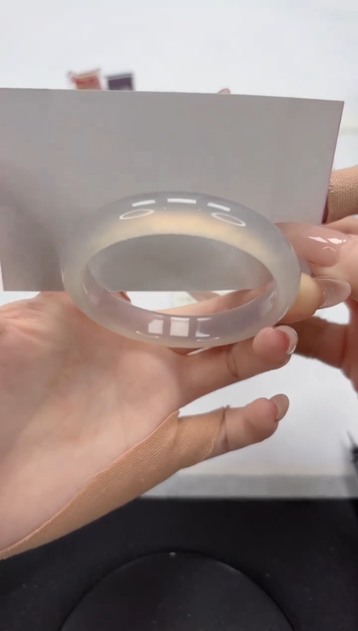 【闪购商品】石英质玉手镯未镶嵌A258-54.9