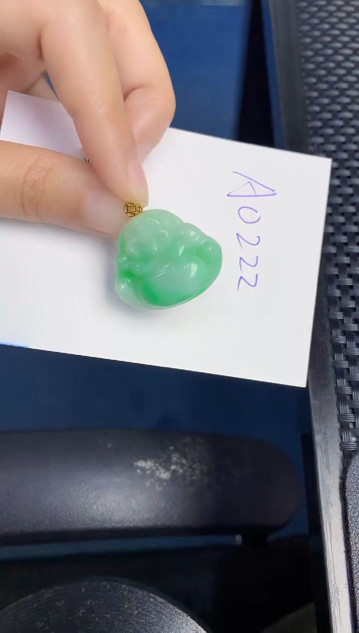 【闪购商品】翡翠颈饰18K金镶嵌000000000
