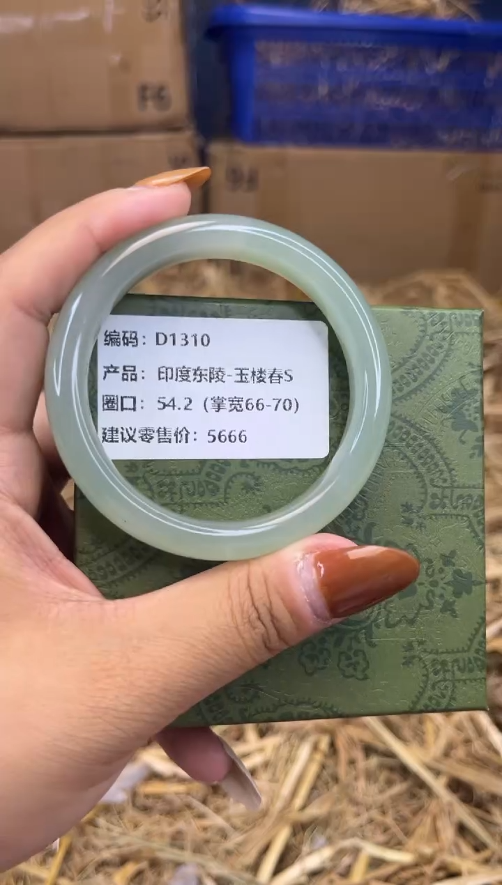 未镶嵌手镯石英质玉D1310-圈口54.2