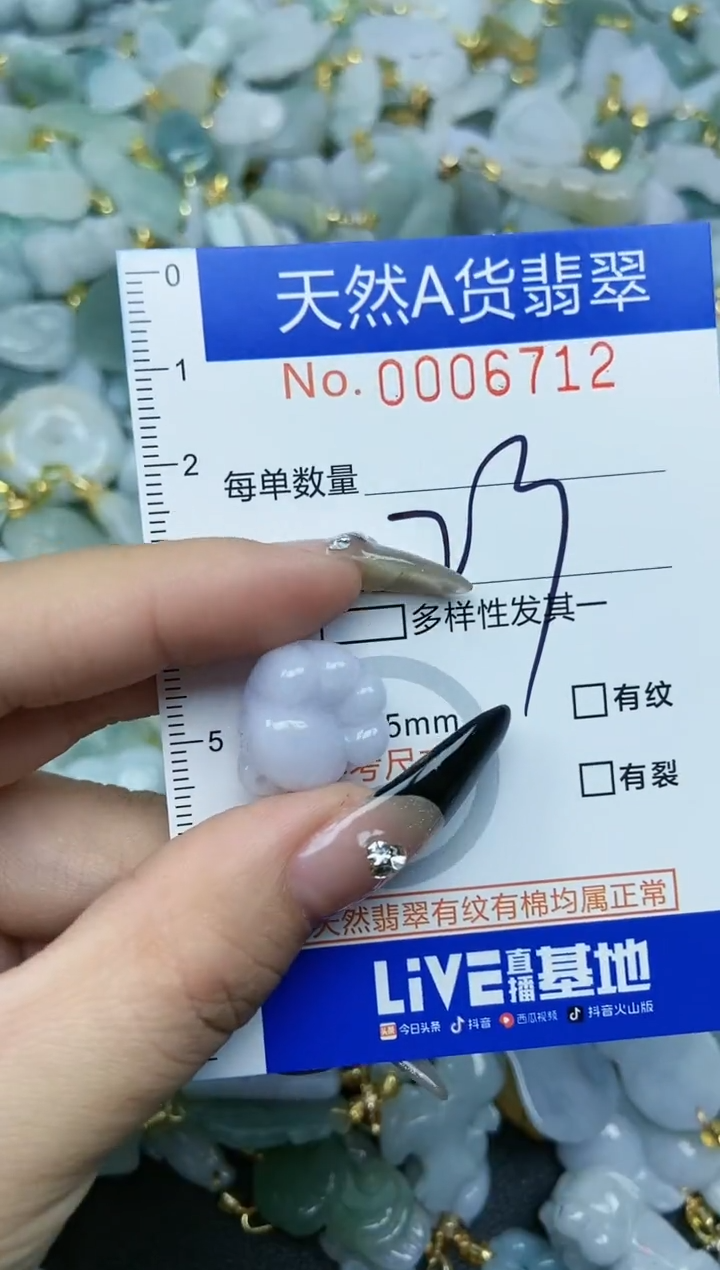 【闪购商品】翡翠颈饰未镶嵌天然A货翡翠