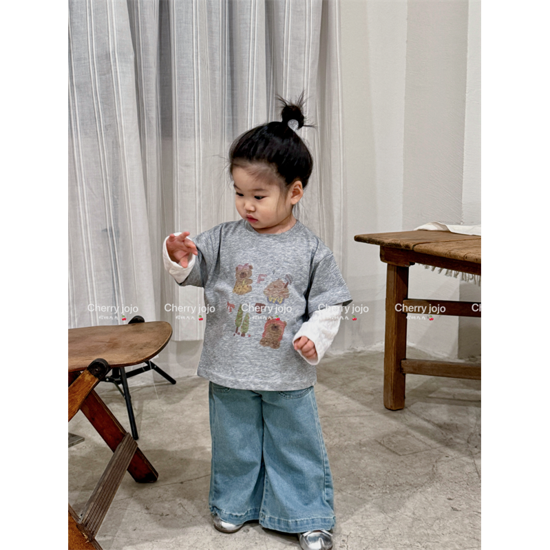 YTJJ·25春~阔腿牛仔裤25195（汉服牛仔裤）