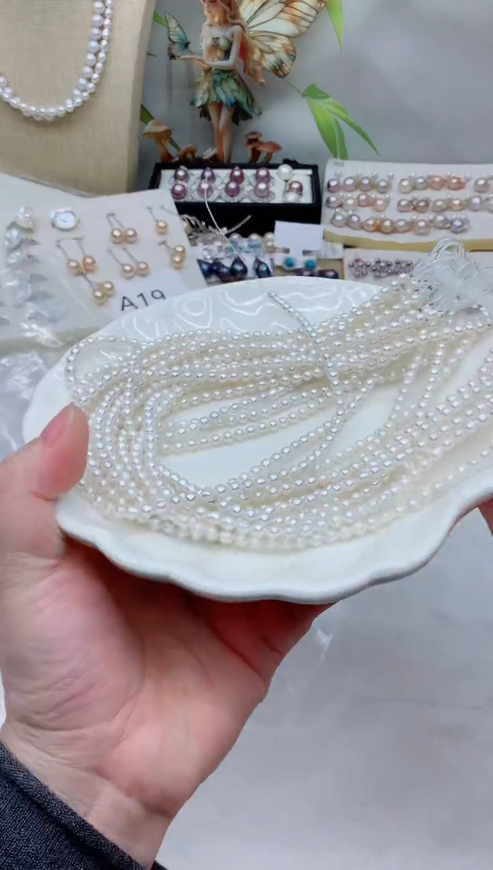 颈饰未镶嵌淡水珍珠多样性发其一【非无瑕】不做扣