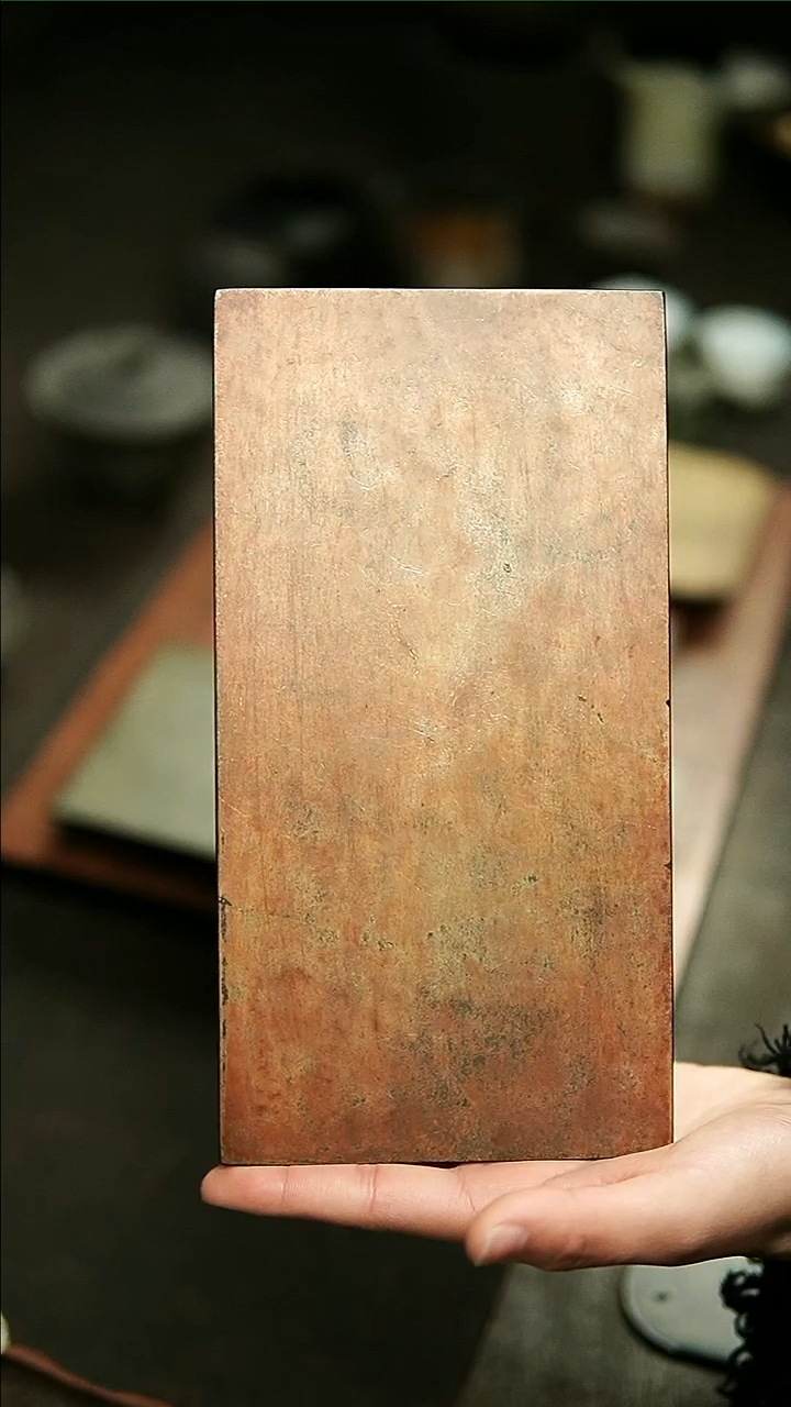 【闪购商品】瘦马木胎大漆橙红色茶盘