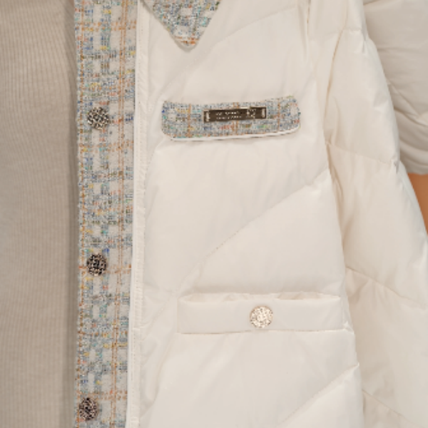 【甄选大朵鸭绒】2025杭州原版正品保暖气质阔太太羽绒服ZF-R080