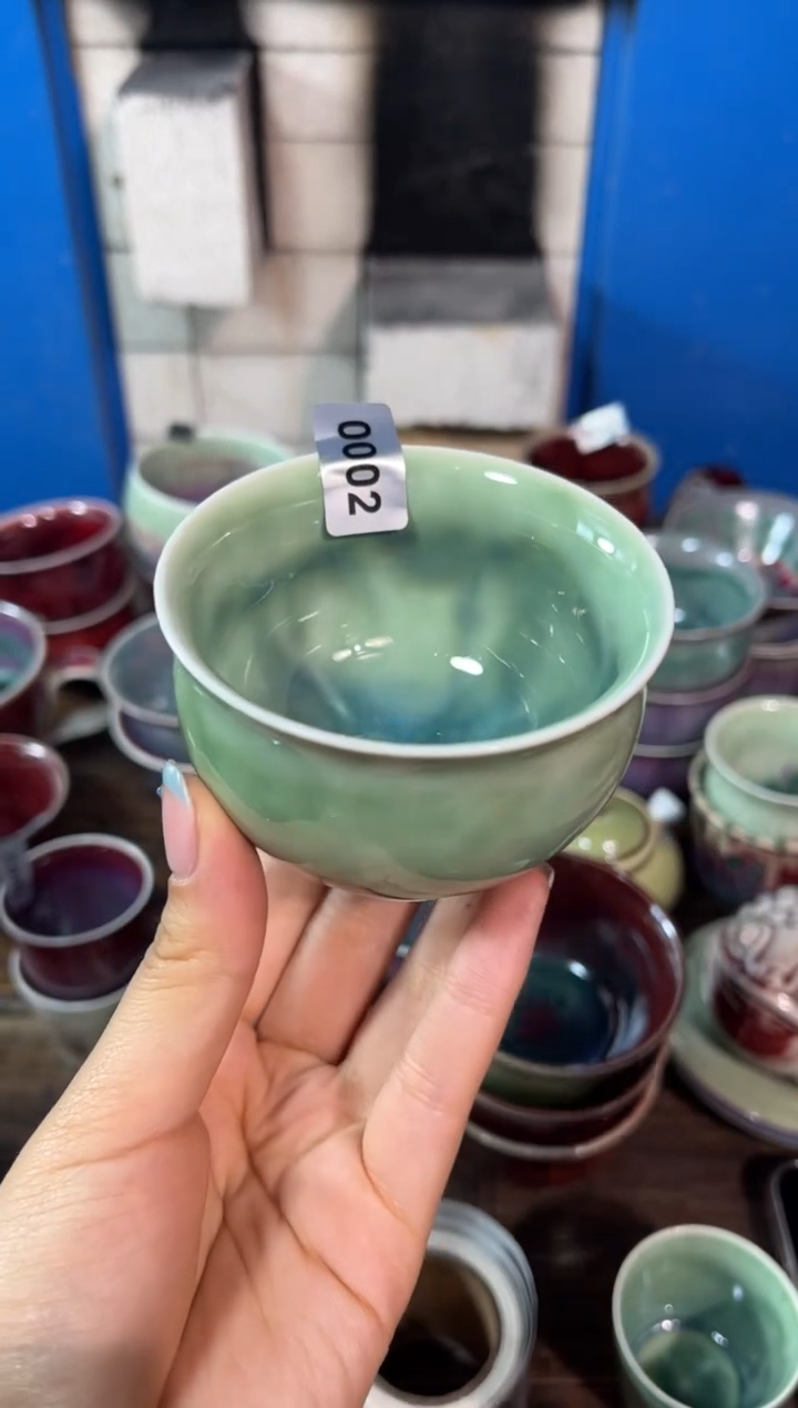 杯子窑口自销原矿钧瓷-卢氏杯0002