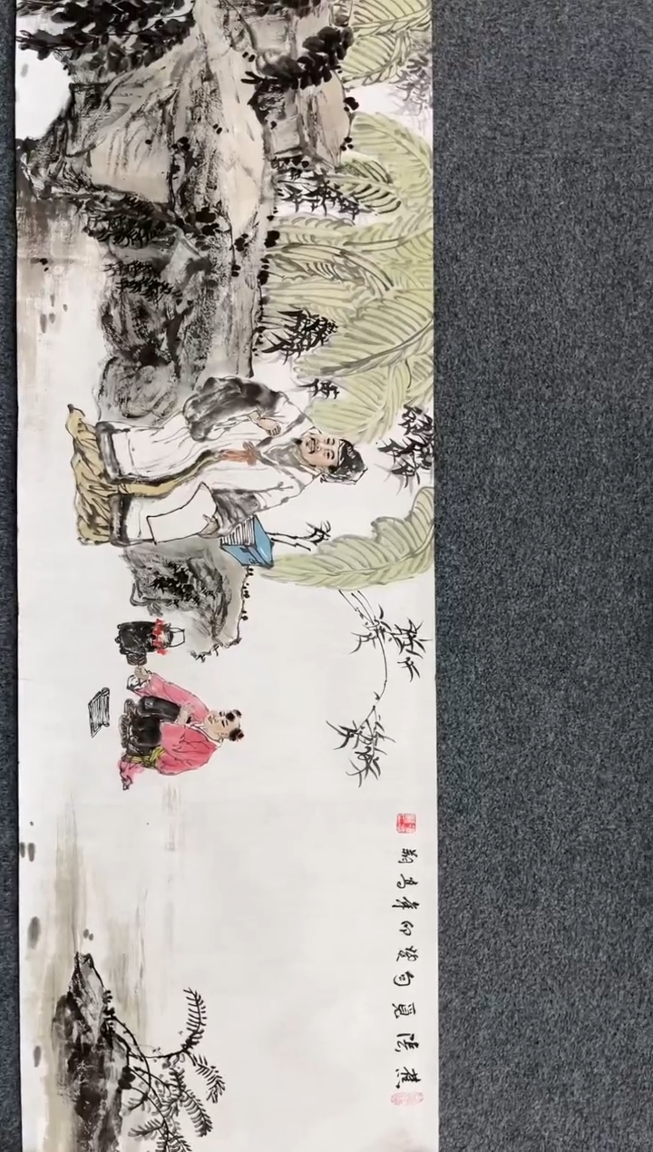 【闪购商品】国画2.9-艺术冯高翔-荣原作人物-028