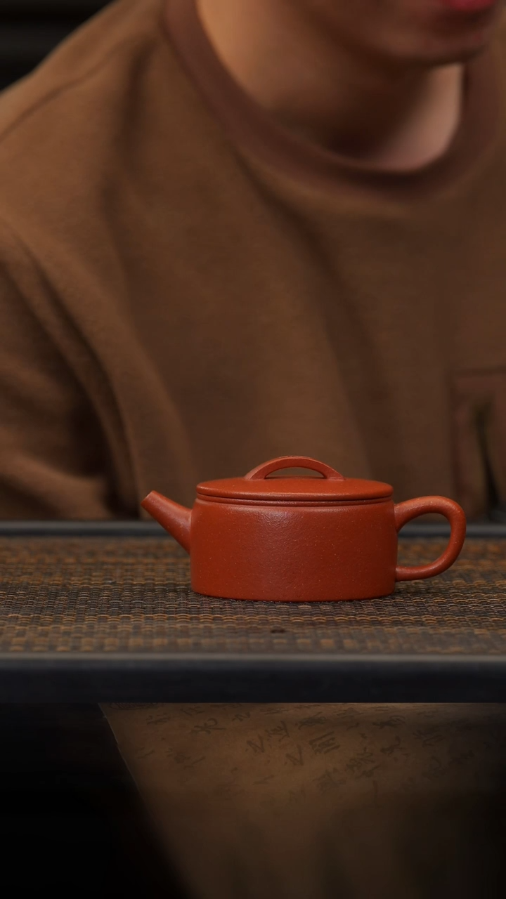 【闪购商品】紫砂茶壶11空山造器  纯红汉瓦