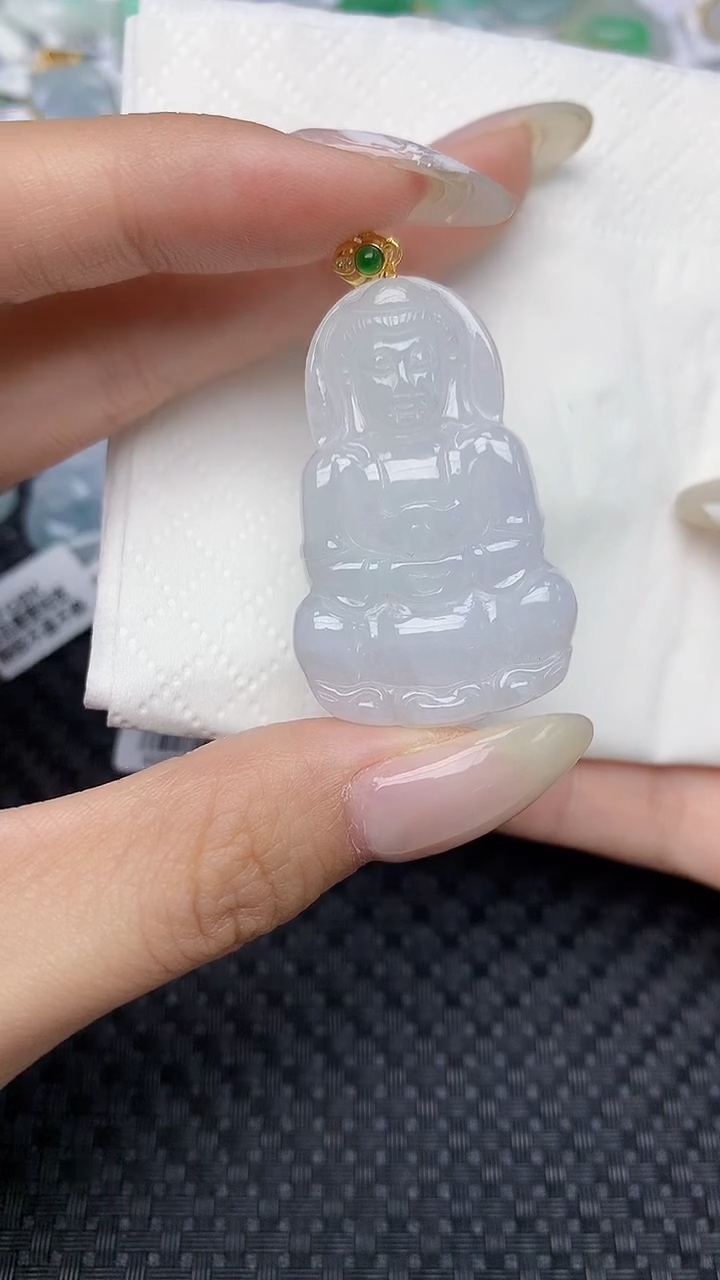翡翠未镶嵌颈饰天然翡翠a货