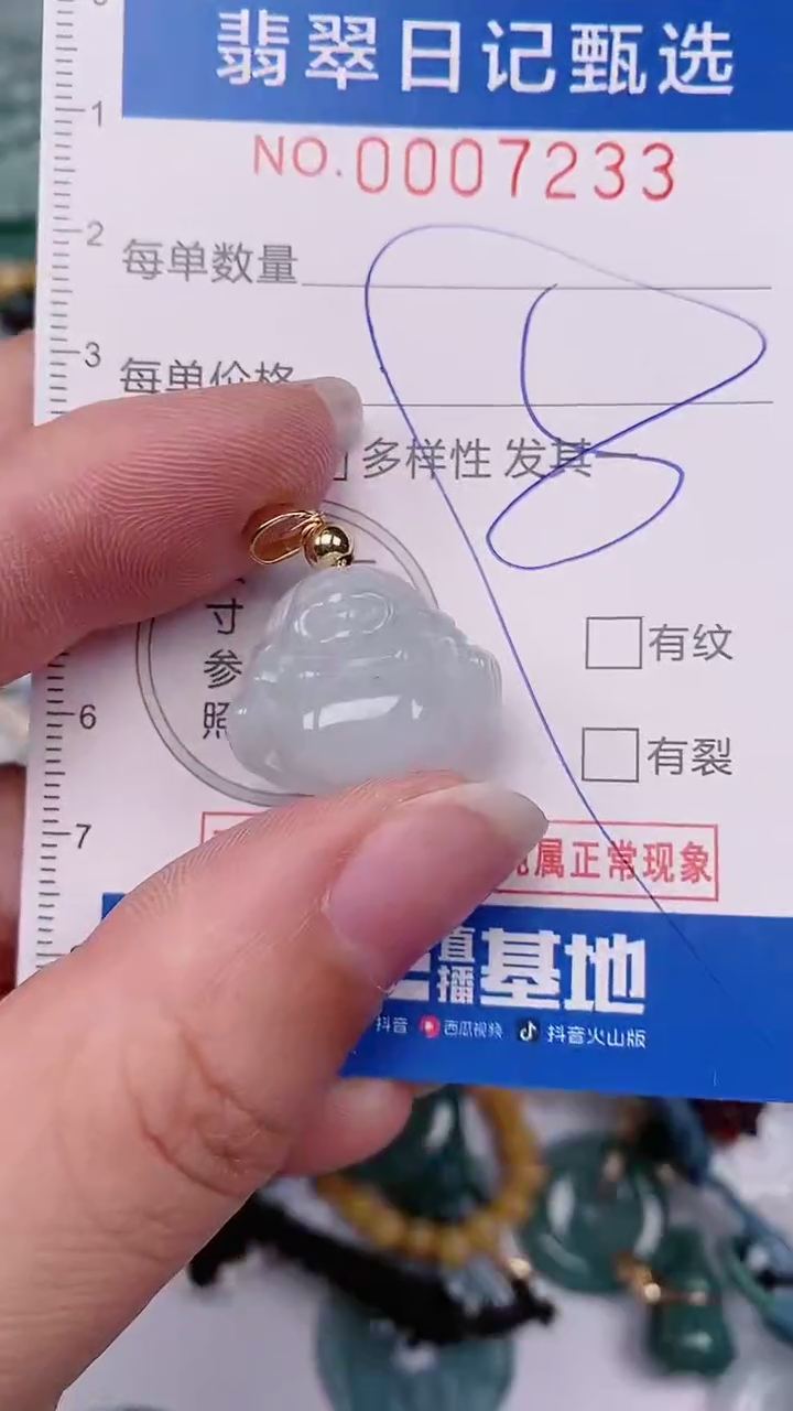 【闪购商品】翡翠颈饰未镶嵌00007233