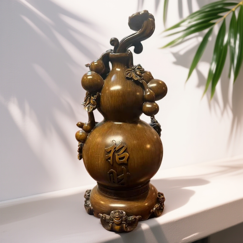 招财福禄大葫芦家居工艺品摆件（48*25）