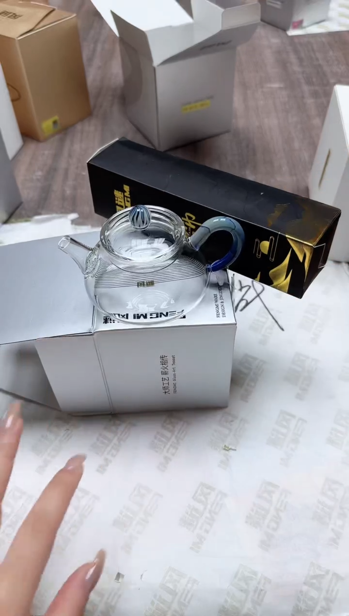 其他风谜小幸壶雅蓝+茶巾