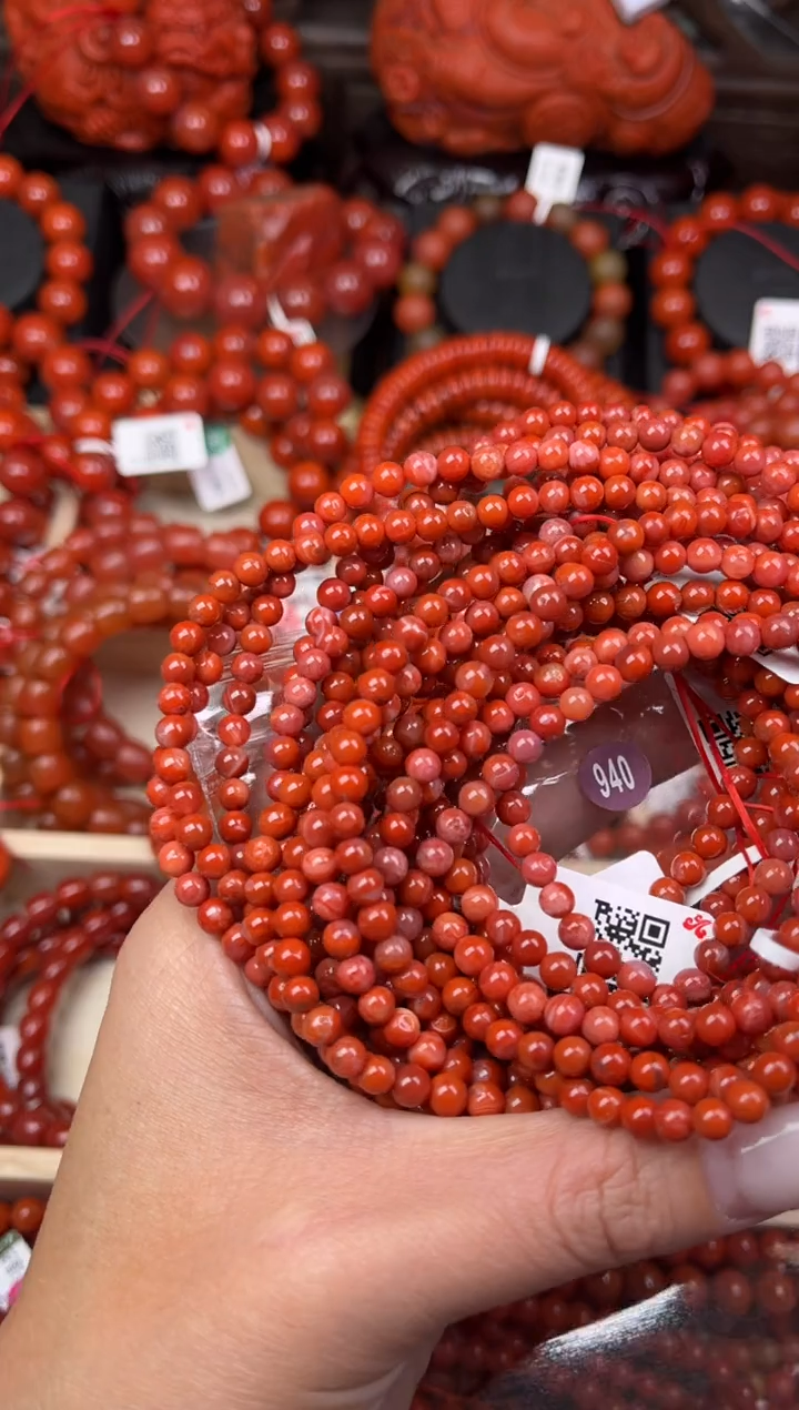 【闪购商品】南红玛瑙珠宝奇石未镶嵌940-4随机多样性/一条