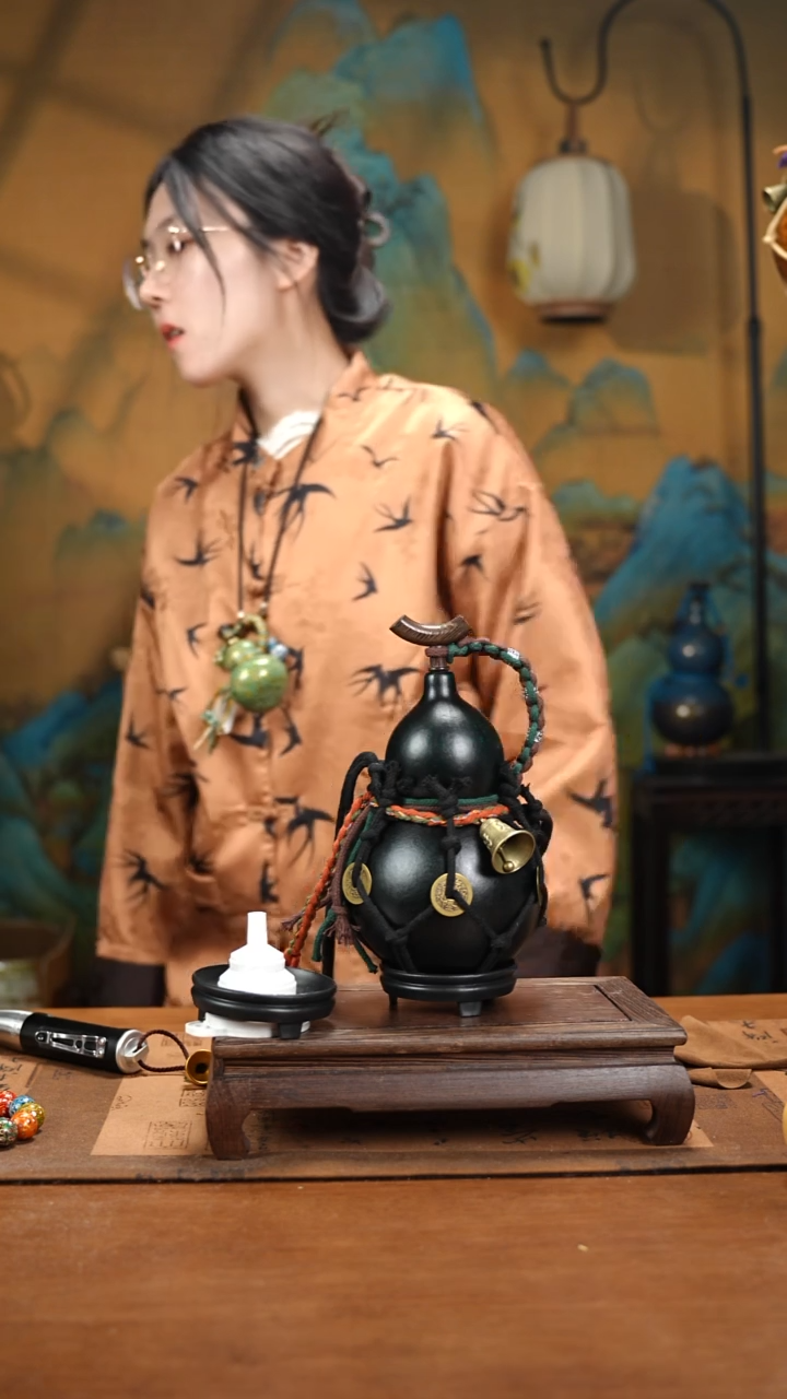 XY131网兜款大漆酒葫芦（现货现发）