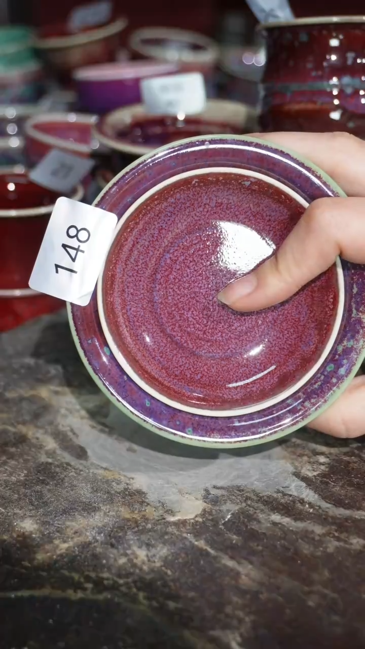 摆件陶精品窑变钧瓷茶器