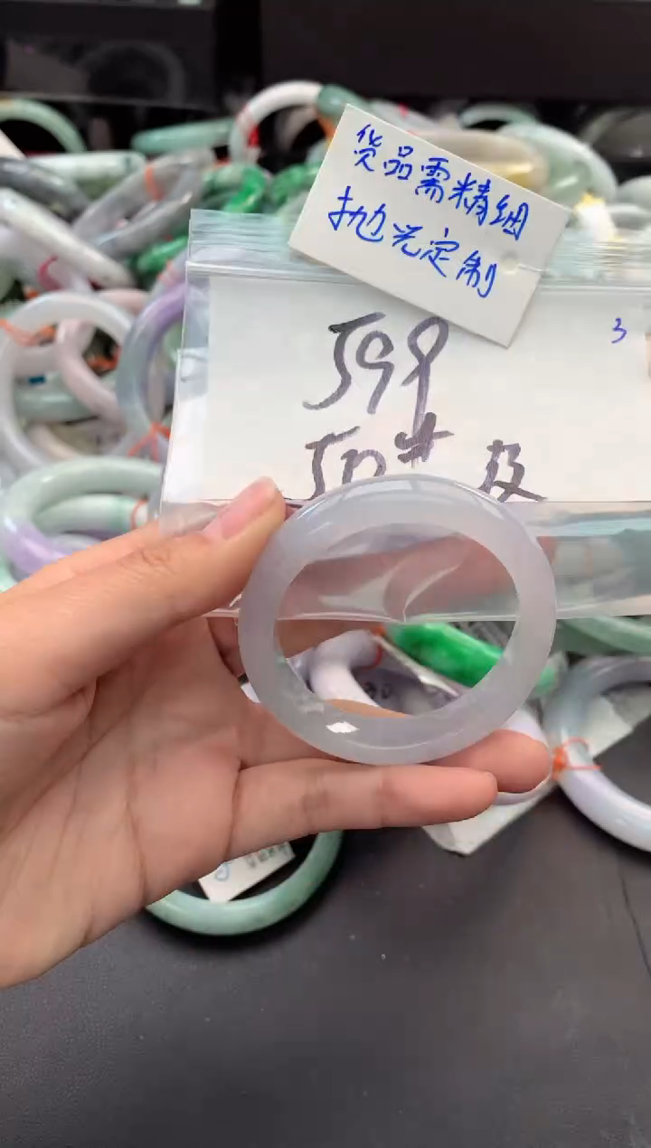 【闪购商品】定制翡翠未镶嵌毛货需精细抛光+多人