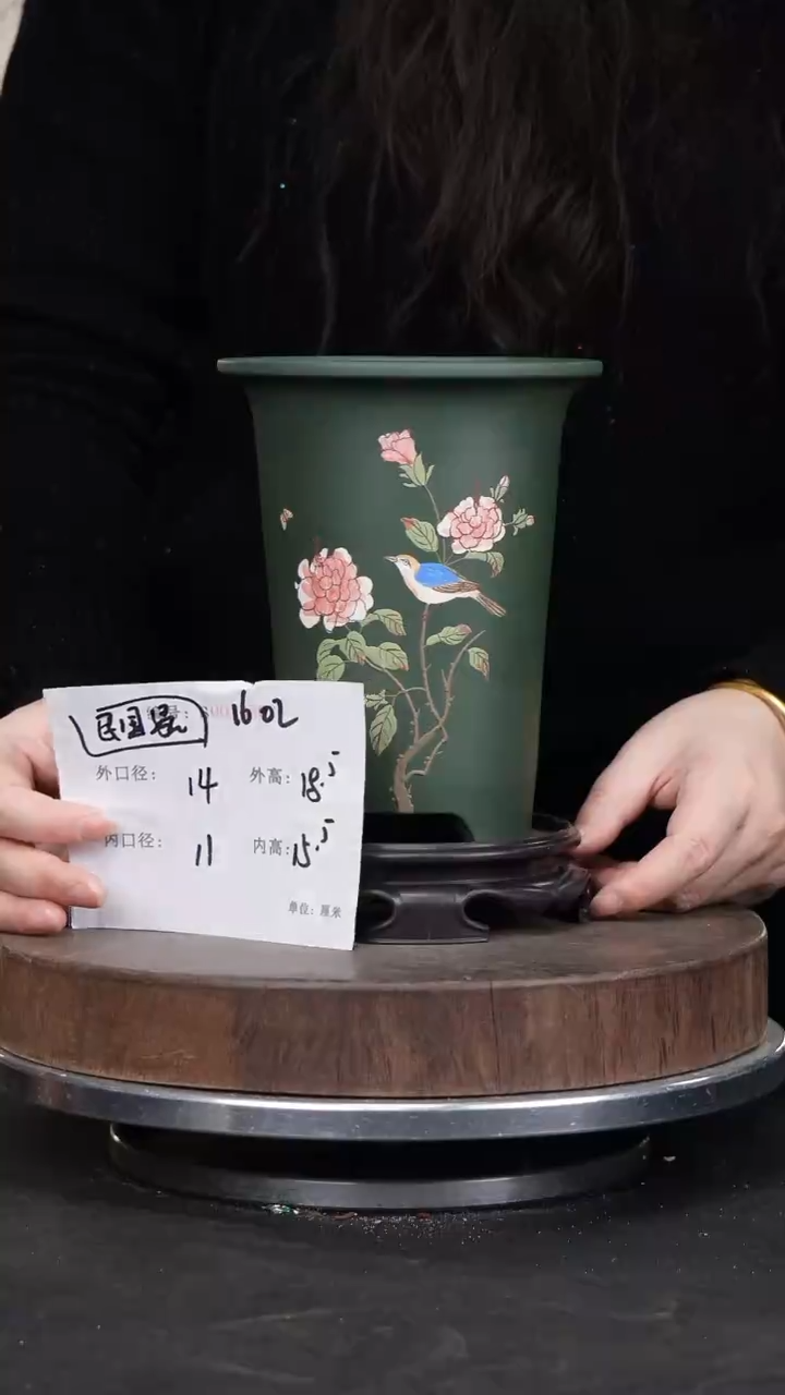 【闪购商品】紫砂花盆1602+s紫砂花盆