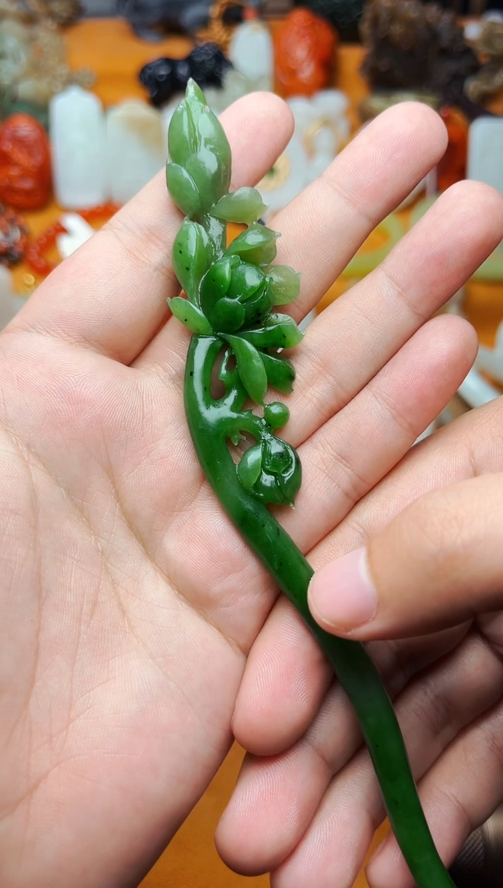 【闪购商品】和田玉发饰未镶嵌发簪