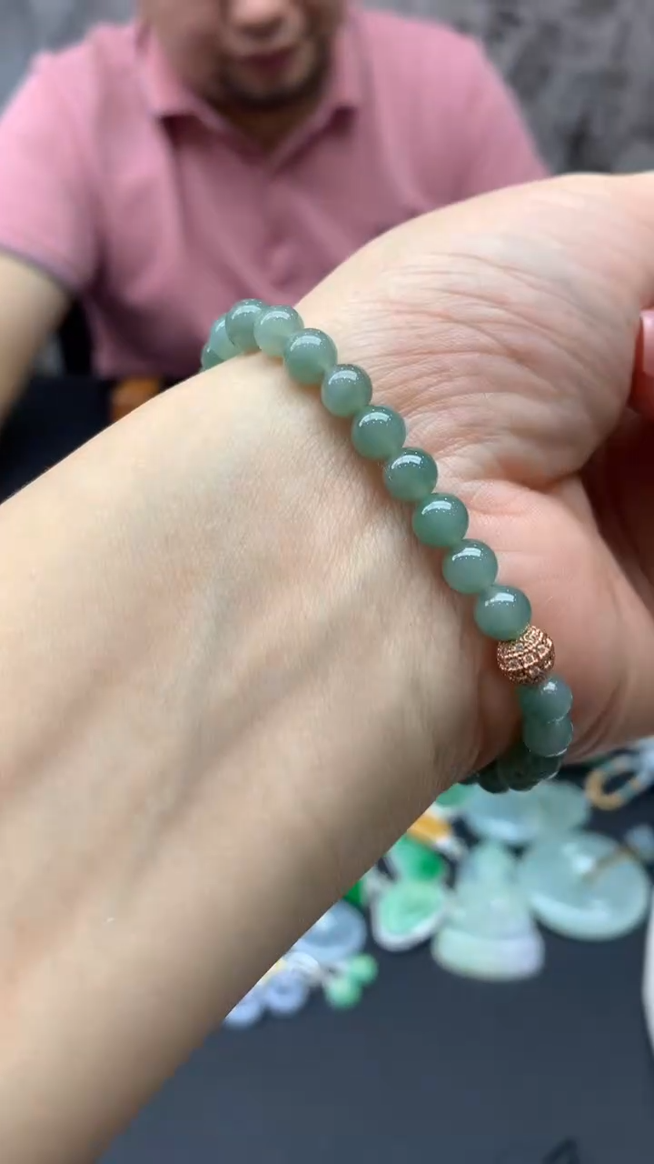【闪购商品】翡翠手串未镶嵌18-天然翡翠