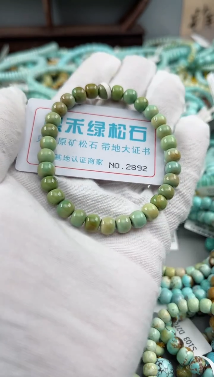 未镶嵌绿松石松石2892