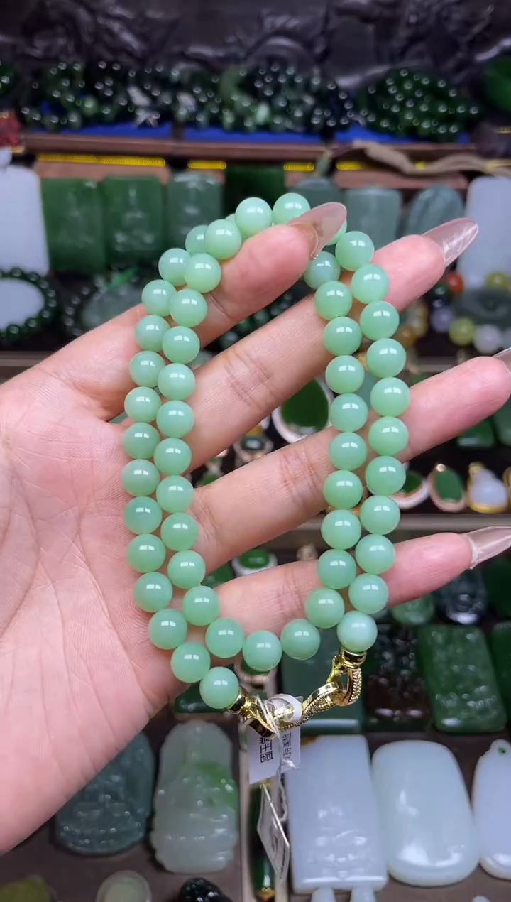 和田玉未镶嵌颈饰项链卡8