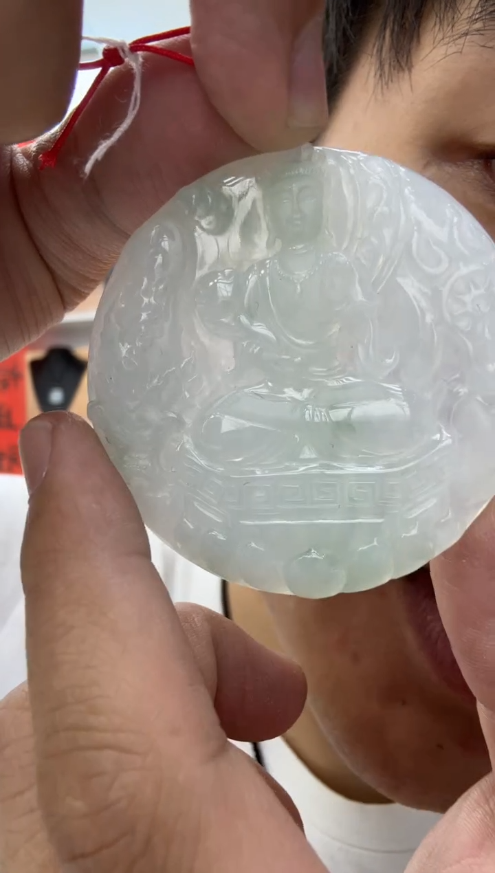 【闪购商品】翡翠颈饰未镶嵌天然翡翠A货孤品一件