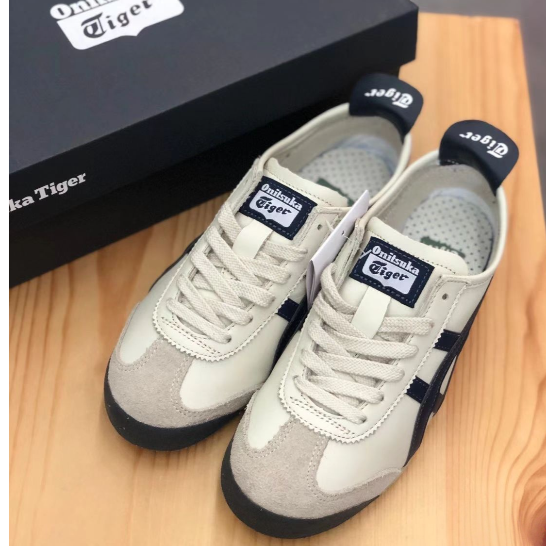 Onitsuka鬼冢虎mexico66米藏青色经典夏季新款男女休闲鞋官方正品
