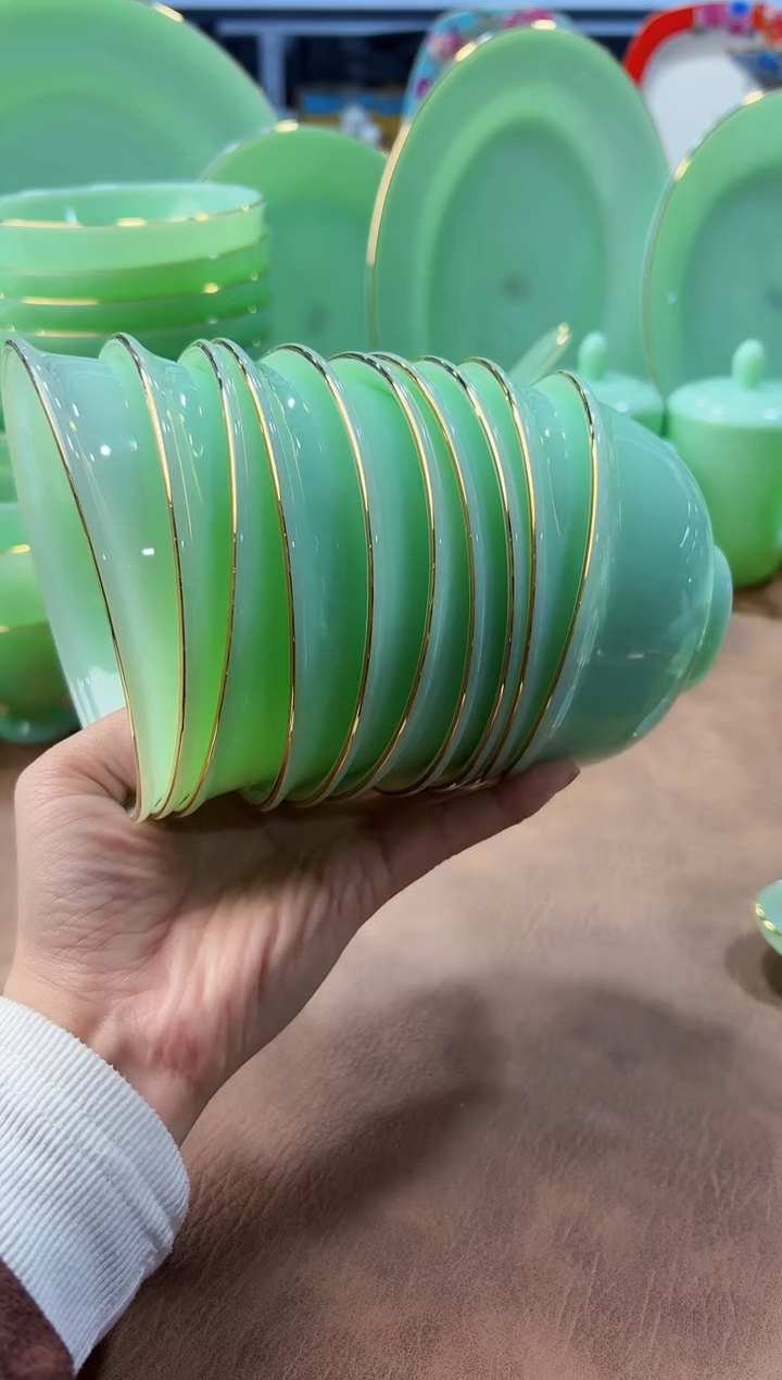 玉瓷 4.5英寸饭碗10个景德镇陶瓷 