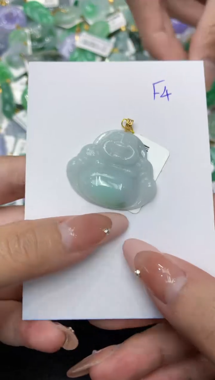 【闪购商品】翡翠颈饰18K金镶嵌111111111