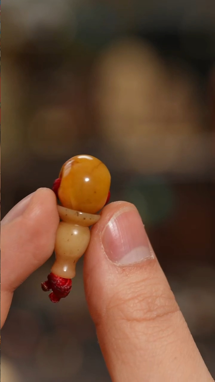 把件柏香籽/百香籽12mm+灵骨三通