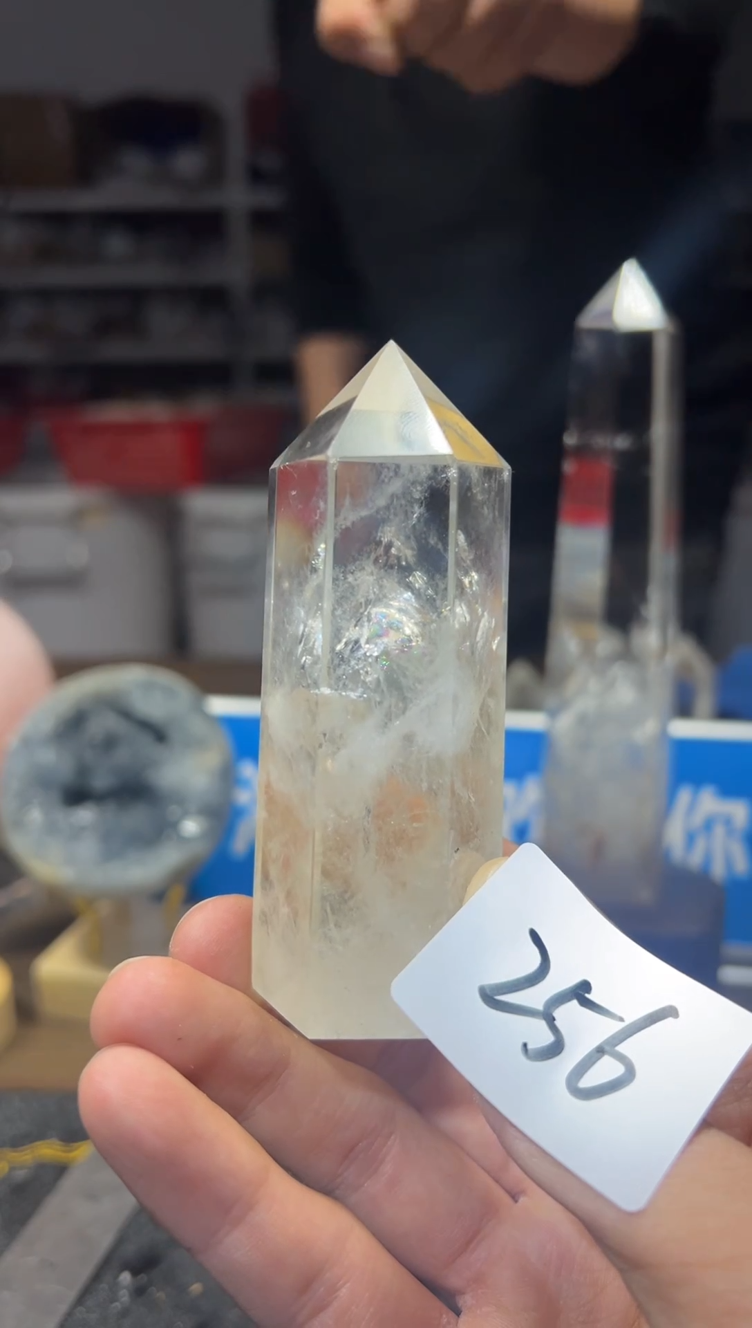 未镶嵌珠宝半成品水晶天然水晶默认微瑕256