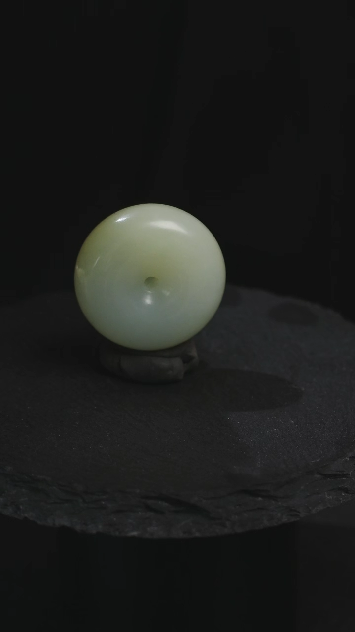 【闪购商品】和田玉挂件未镶嵌和田玉浅糖平安扣