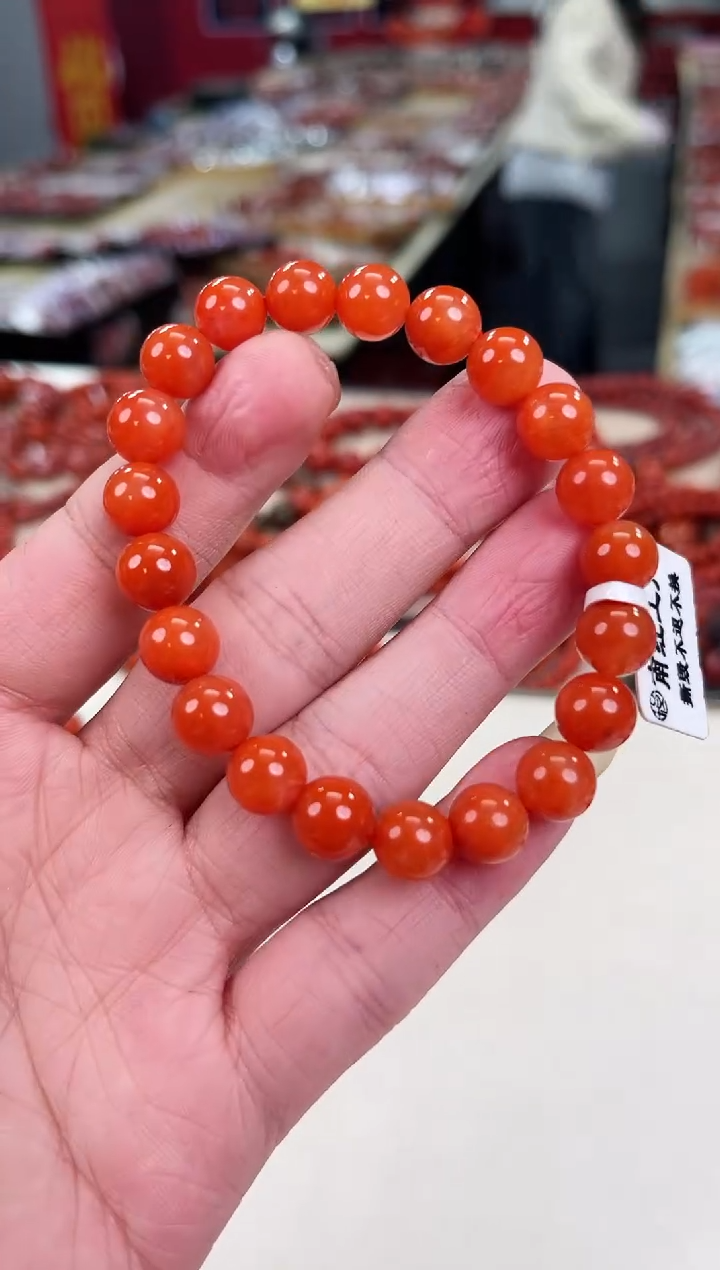 未镶嵌保山手串9+南红玛瑙（多样式发其一）