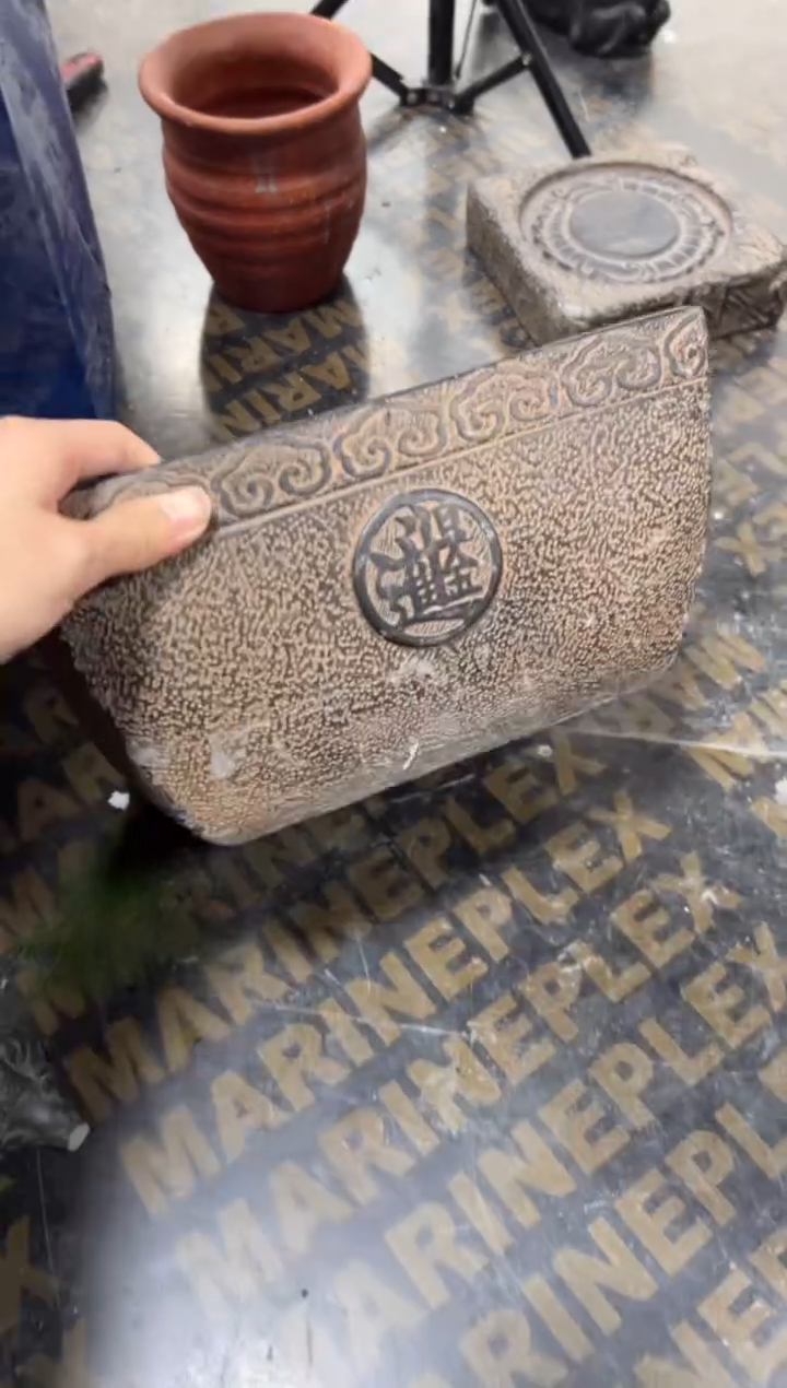 陶土【火山泥】祥云大斗盆