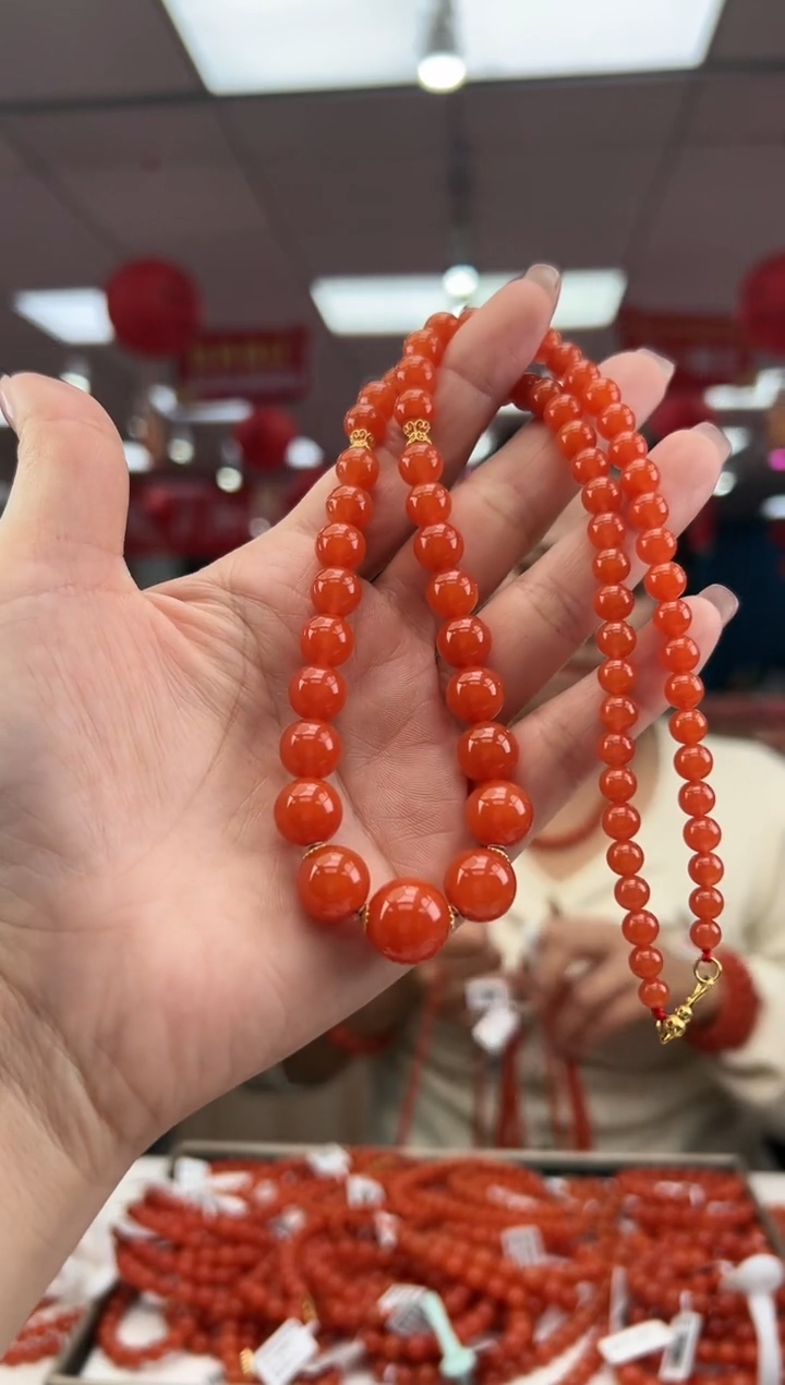 【闪购商品】南红玛瑙珠串未镶嵌多样发其一/