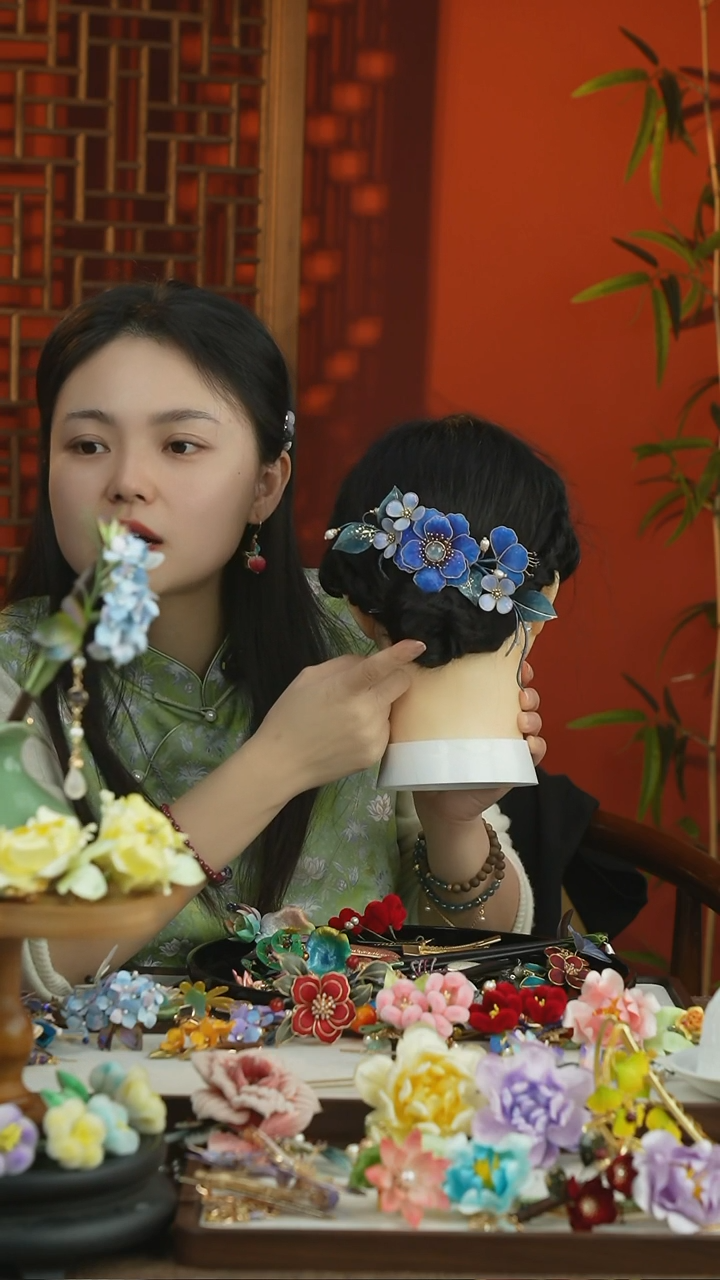 刺绣闪购纯手工非遗国风饰品