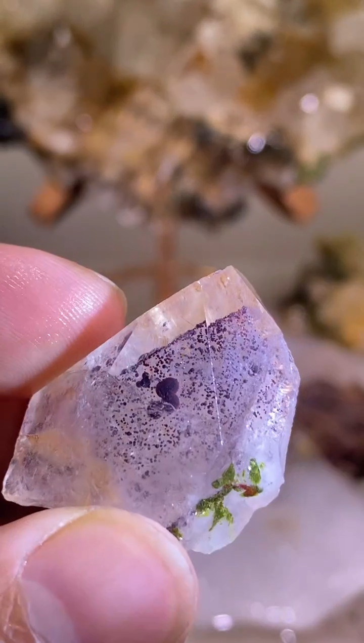 未镶嵌珠宝半成品水晶93号四川美姑超七花园水晶