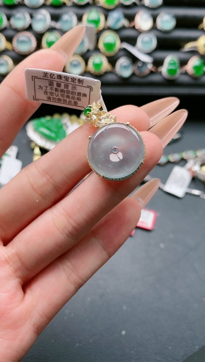 【闪购商品】翡翠戒指银S925镶嵌1111111