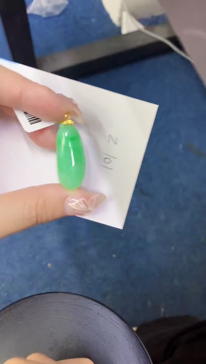 【闪购商品】翡翠颈饰18K金镶嵌0000000000
