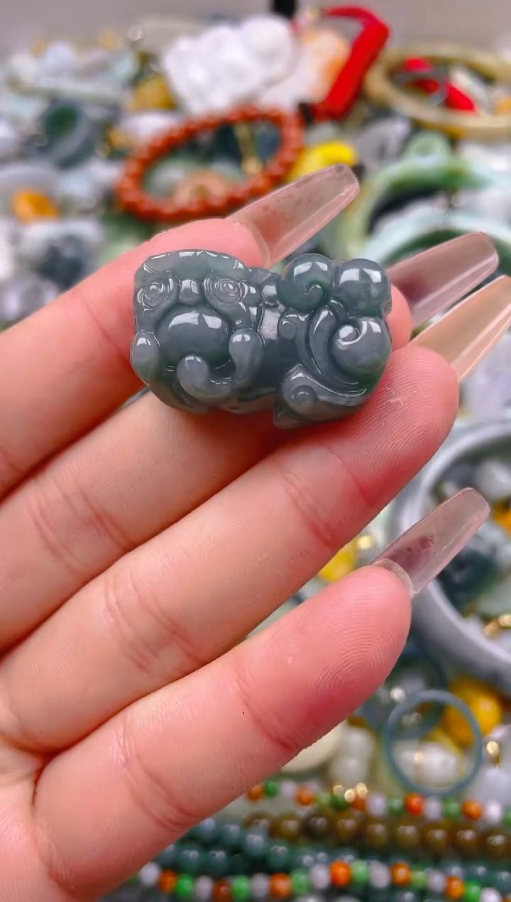 【闪购商品】翡翠颈饰未镶嵌/E/翡翠A货一图一物