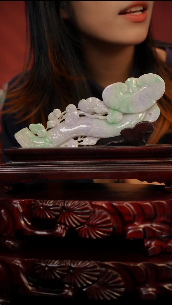 未镶嵌摆件翡翠如意