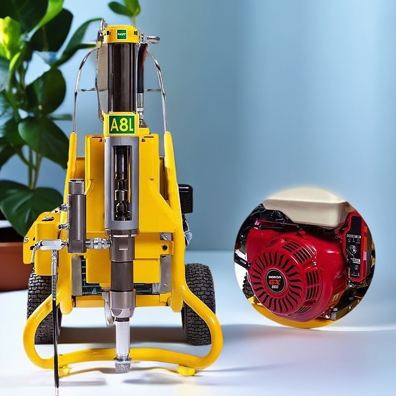 普田A8L大型腻子粉喷涂机多功能液压大功率大流量工程腻子机