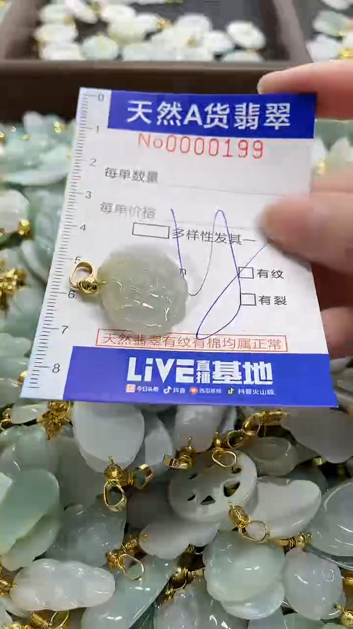 颈饰未镶嵌翡翠天然A货翡翠