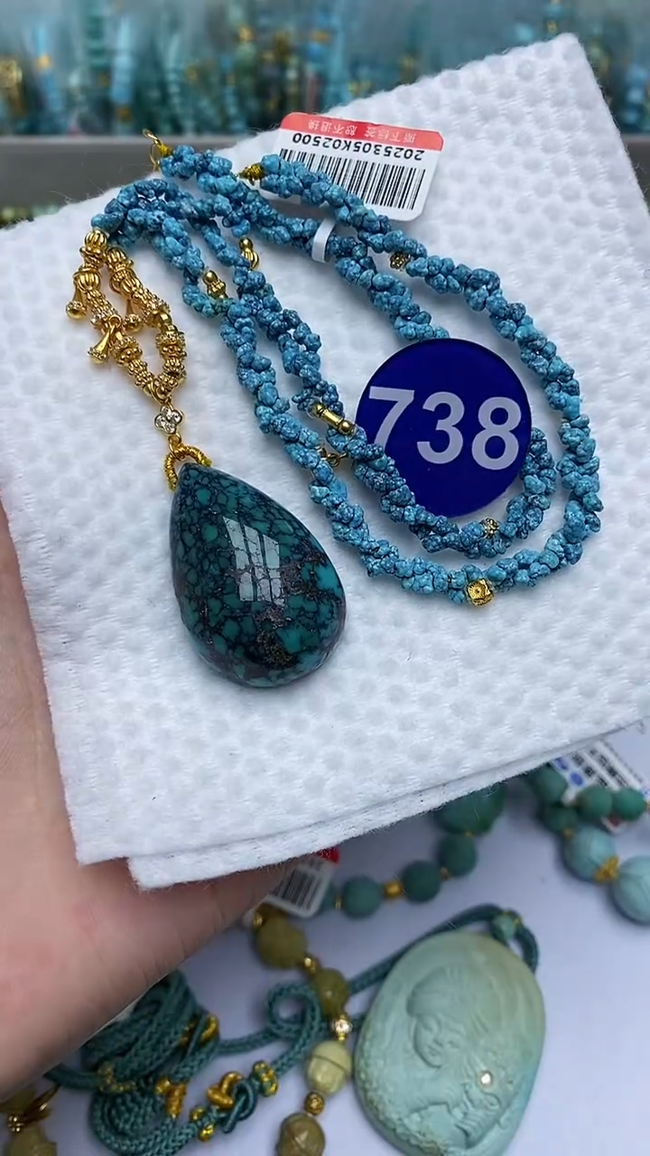 【闪购商品】绿松石项链未镶嵌738