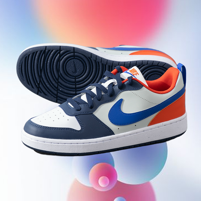 耐克板鞋男女款CourtBoroughLow透气运动休闲鞋大童鞋潮流百搭