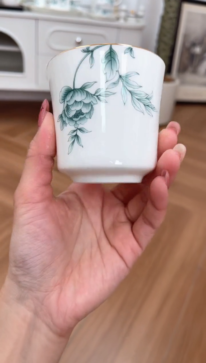 【闪购商品】碗青花高骨骨瓷2个杯子