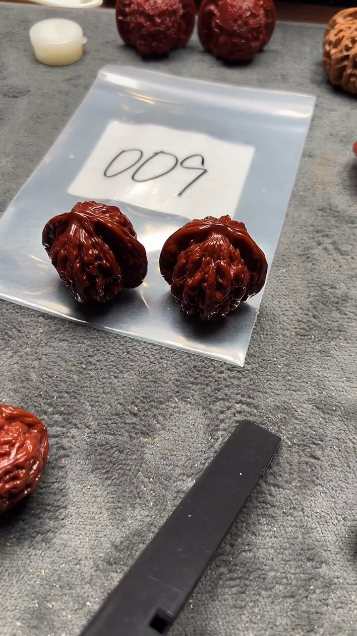 把件文玩核桃43尺 麦穗虎头009