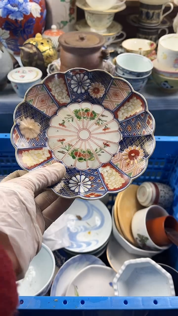 瓷片英歌瓷器满28包邮