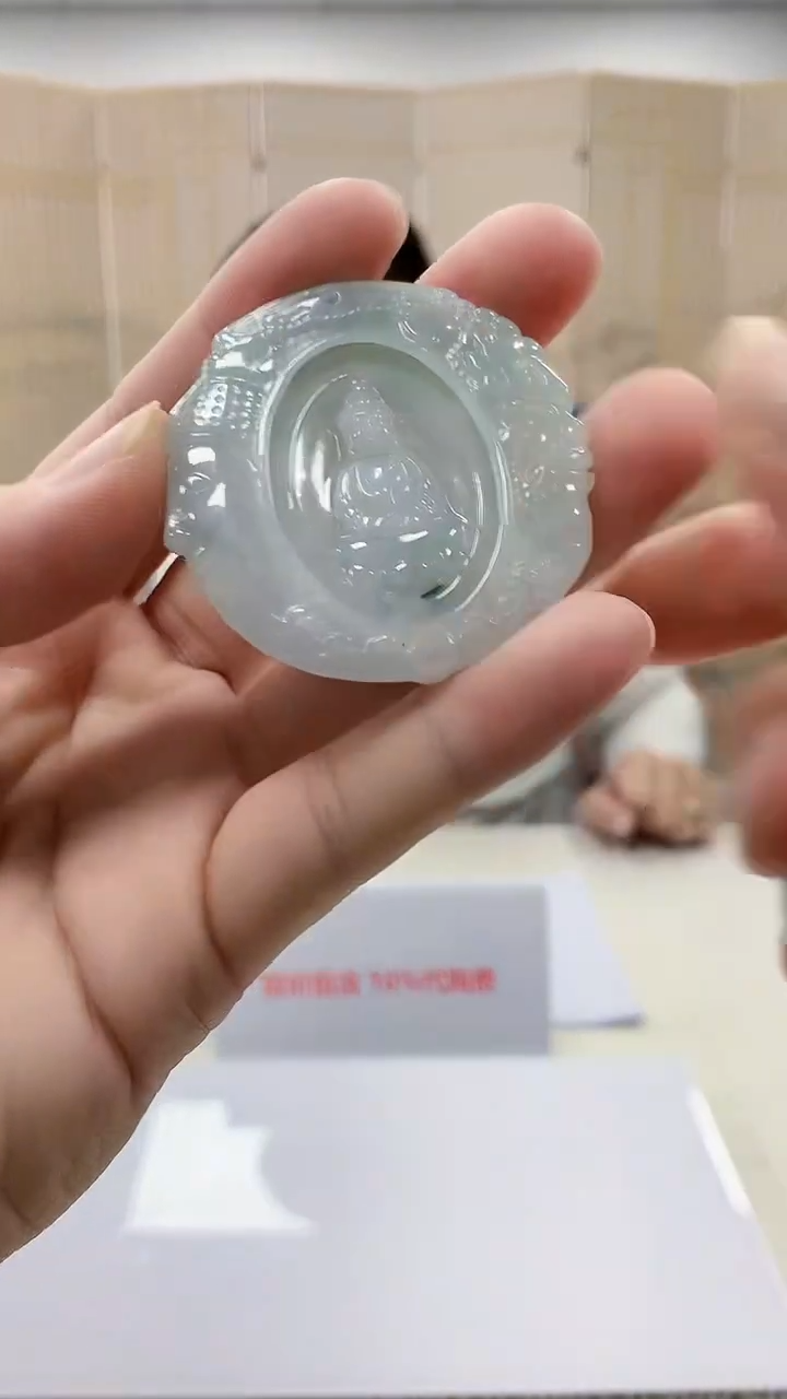 【闪购商品】翡翠颈饰未镶嵌5152bb-jj挂件4